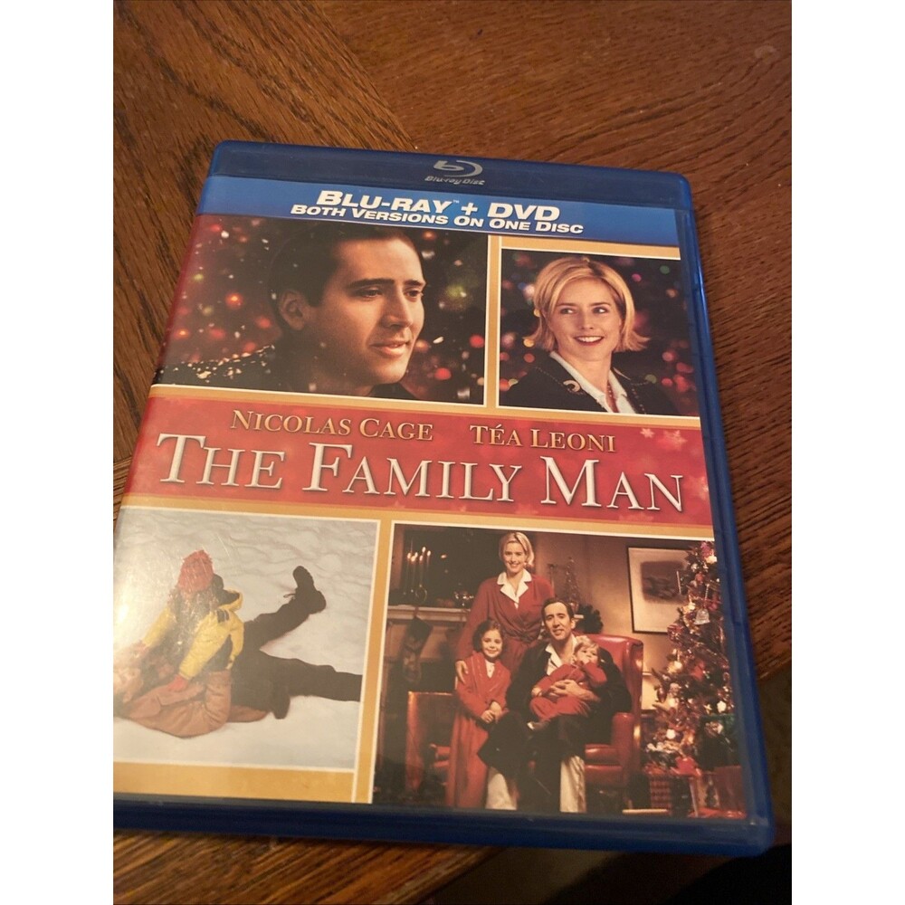 The Family Man (Blu-ray, 2001) Nicolas Cage Tea Leoni Jeremy Piven